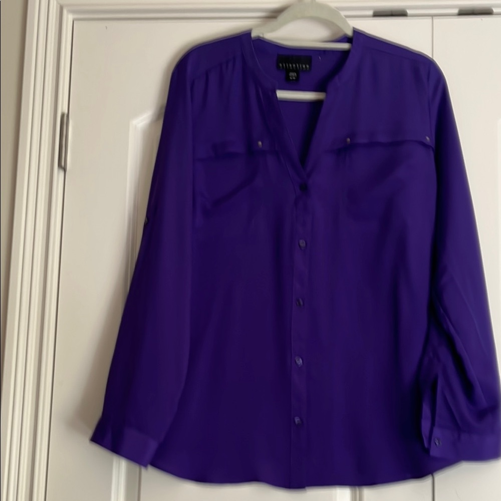 COPY - Purple Women's Polyester blouse